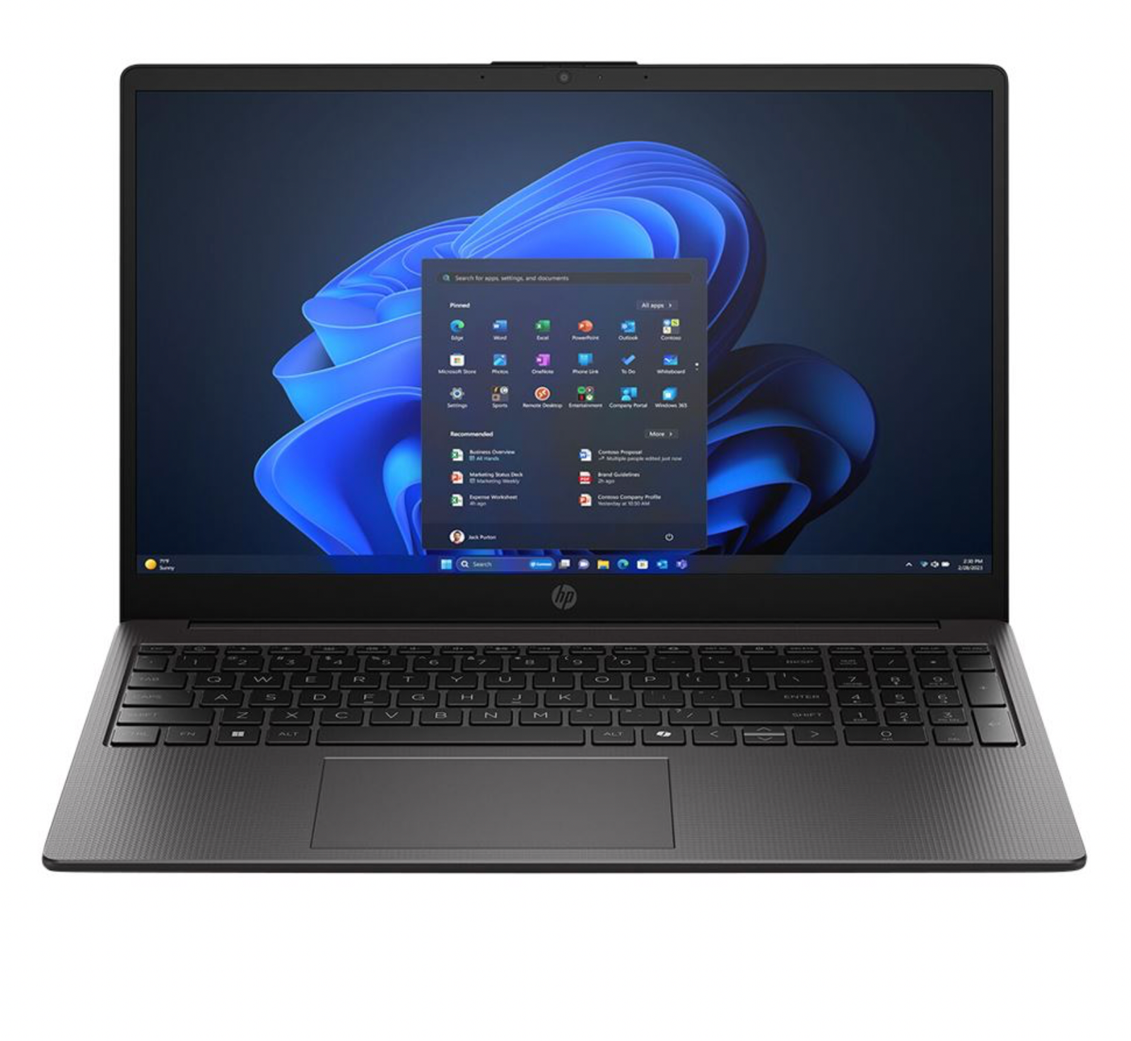 HP 255R G10 15.6" Laptop Computer - Dark Ash Silver